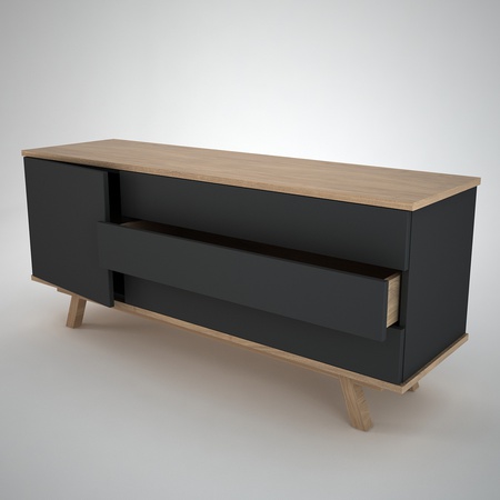 Masif ahşap şifonyer