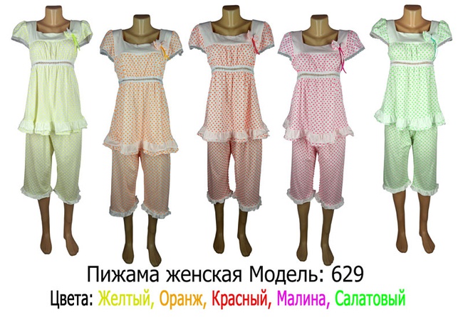 Футболки, сорочки, пижамы, туника, майки, нижнее бельё и т.д.