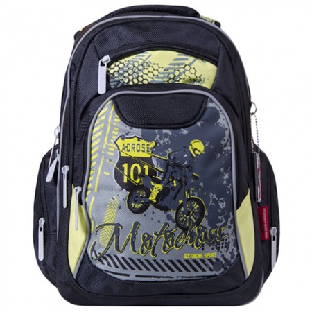 Рюкзак KB1521 Цвет: черно-жёлтый «мото»