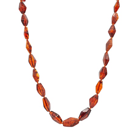 Amber kristal boncuklar