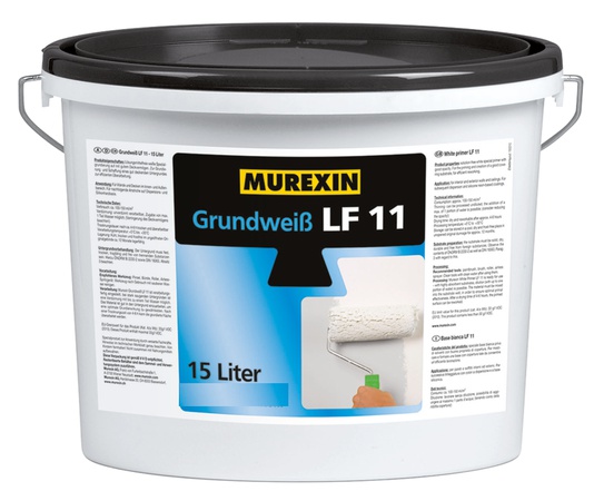 Белая грунтовка без растворителя на основе дисперсии.