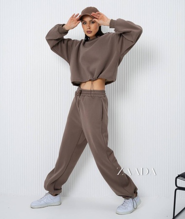 Спортивный костюм кроп топ