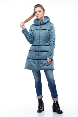 Пальто стеганое