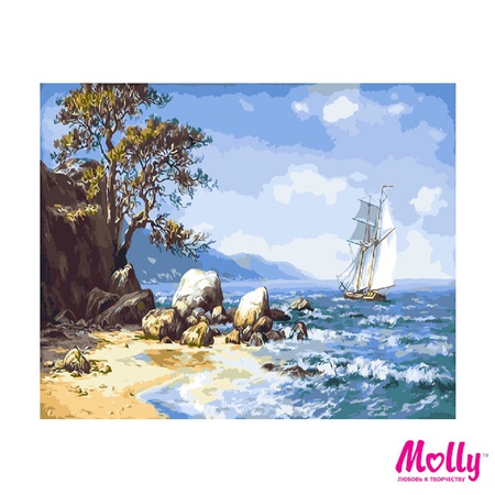 Картина по номерам Ветер с моря