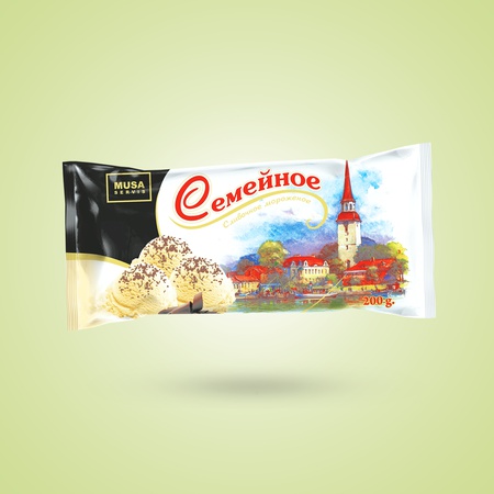 Ice cream "MUSA" Family with chocolate