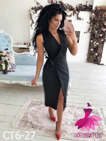 Платье с запахом