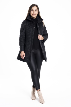 Büyük Beden Kapitone Mont