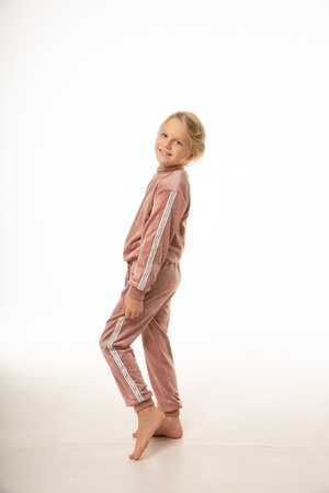 Sports suit velor pink Yumster YG.21.42.003