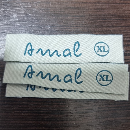 этикетки жаккард бирка силикон сатин размерили биркодержатели