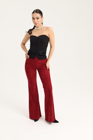 Брюки клеш. Ткань - Спандекс