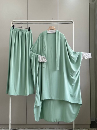 Жильбаб с юбкой для женщин