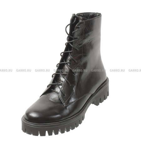 Bot 5004 siyah, hakiki deri