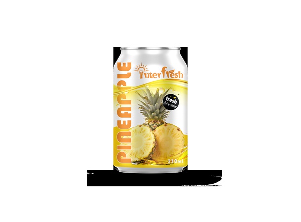 Фруктовый сок в жестяной банке 330 мл – 12 вкусов