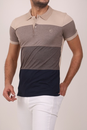 Футболка с воротником-поло