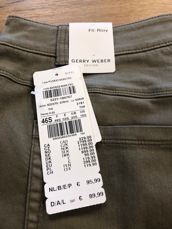 НОВАЯ АКЦИЯ ОДЕЖДЫ: ЖЕНСКИЕ ДЖИНСЫ GERRY WEBER