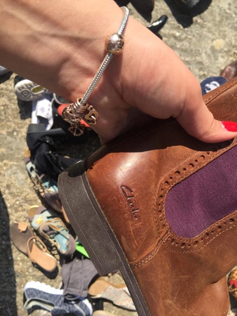 Обувь женская мужская детская оптом секонд-хенд second-hand из Англии крем grade creame A extra спортивная сток