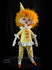 Textile doll Clown Pencil