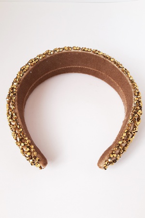 Бижутерия Крест ручной работы Кристалл Камень Бархат Толстая Корона Золото