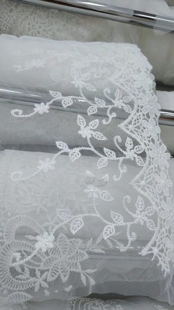 Pamuklu dantel organze Bengalce