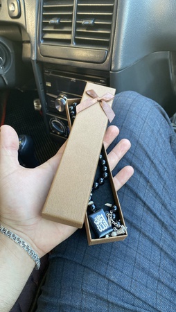 Мусульманская подвеска из камня Агат