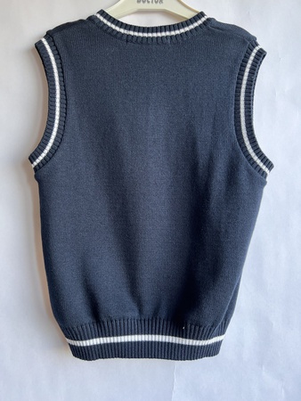 Strickweste dunkelblau