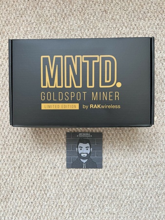 MNTD RAK Wireless Goldspot Гелиевый криптомайнер EU868