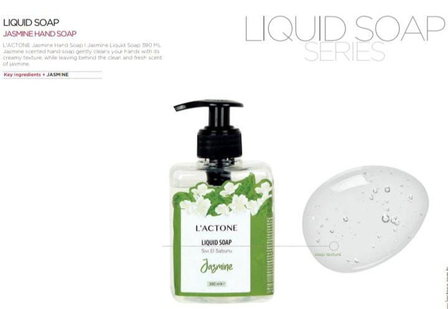 ЖИДКОЕ МЫЛО  Жасминовый -  Ваниль L'ACTONE 500 Ml