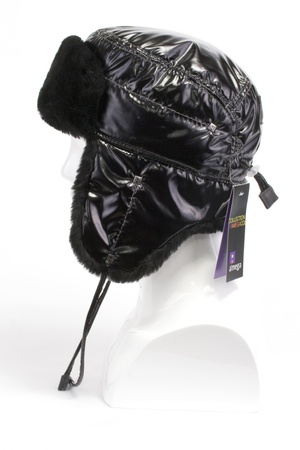 Ushanka from raincoats. fabrics 020240-11