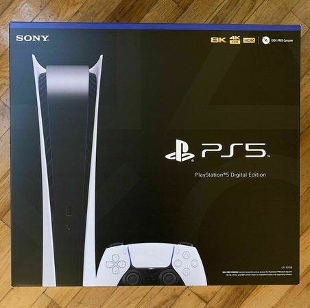 1TB PlayStation 5 Slim Console Digital Edition White, 2 Day Fast Shipping Global
