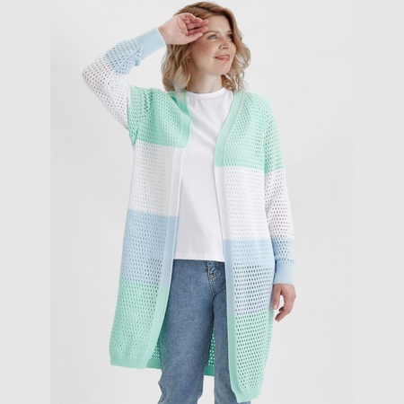 女式开衫 Una 绿