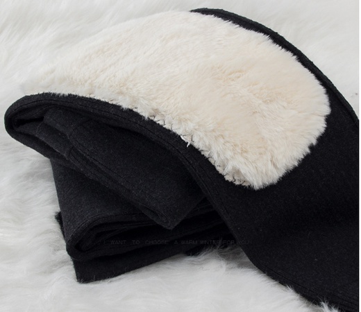 Осенние и зимние новые мужские и женские шерстяные брюки с флисом и толстой белой шерстяной наколенником на талии, поддерживающие кашемировую подошву с высокой талией, теплые шерстяные брюки