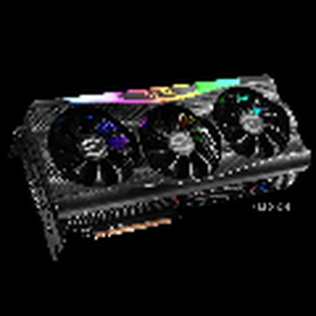 Leistung NVIDIA RTX 3070 Ti6144 Kerne CUDA1860MHz Boost Taktrate Füllrate Speicher8192MB 256bit GDDR6X19000MHz (effektiv)608GB/s Speicherbandbreite. Kühlung. Technologie iCX3LED Logo: ARGB Schnittstelle PCIe 4.0 HDMI, DisplayPort, DisplayPort, Displa
