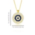 Even & Pétra 14 Ayar Altın Taşlı Nazar Boncuk Kolye