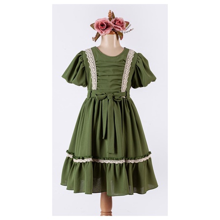 Оптом платье с ремнем для девочек 6-12 лет