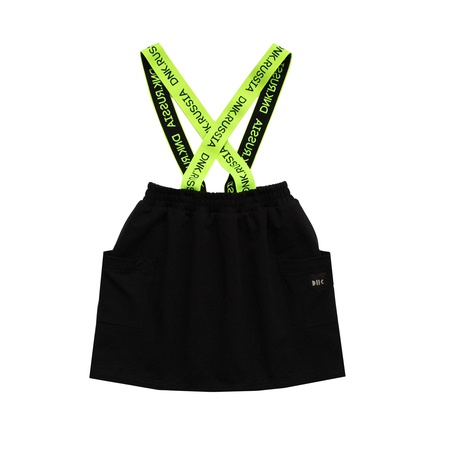 Юбка с подтяжками DNK черная