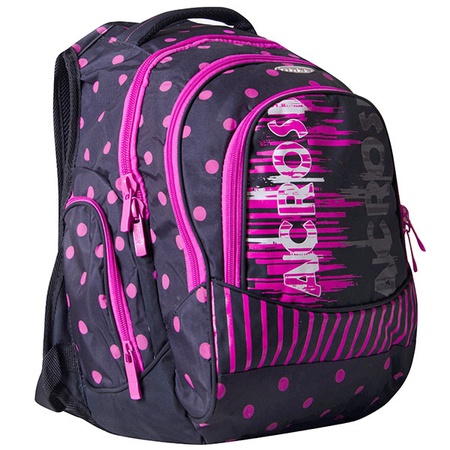 Рюкзак G15-11 Цвет: черно-розовый