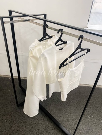 Three: trousers, sweatshirt, T-shirt (double lining)