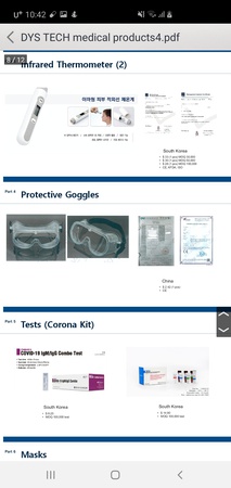 Продукция для защиты Коронавируса