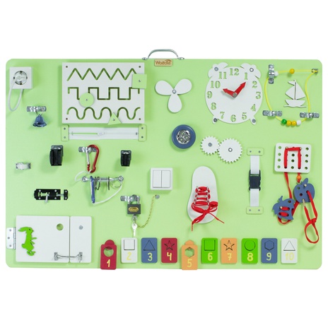 Бизиборд Woodle "Премиум односторонний" 60 х 90 см