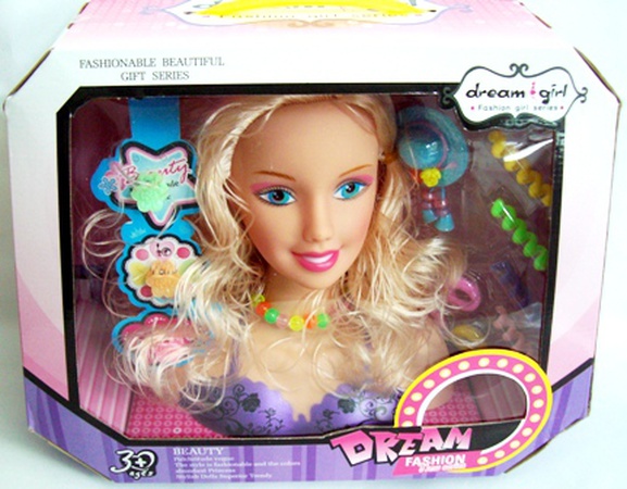 Маникен DREAM с заколками, пружинками, для создани