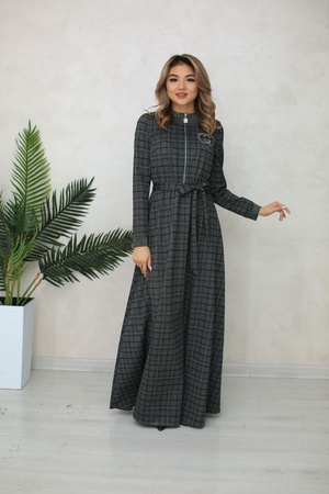 Платье отрезное по талии