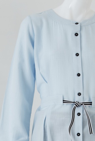 Туника с длинным рукавом / брюки в шотландскую клетку