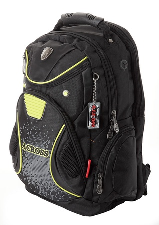 Sırt çantası A15-38 Siyah, sarı süslemeli