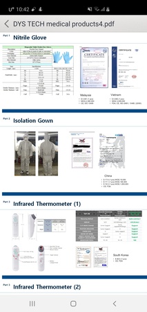 Продукция для защиты Коронавируса