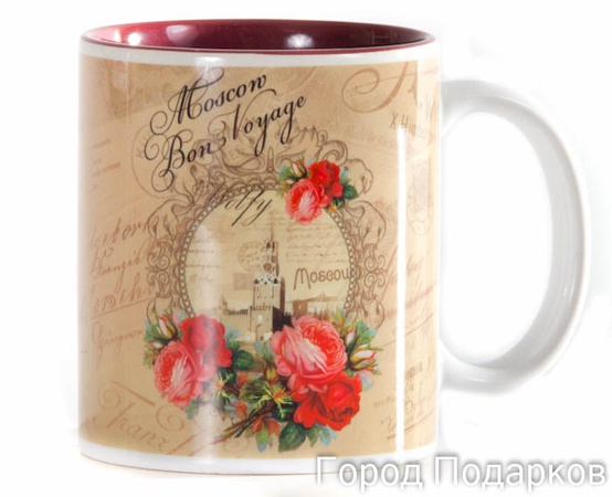 КРУЖКА ПОДАРОЧНАЯ БОН ВОЯЖ! ГОРОДА
