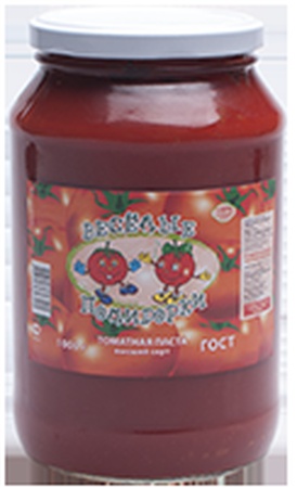 Domates salçası &quot;Neşeli domates&quot; 1000g. GOST