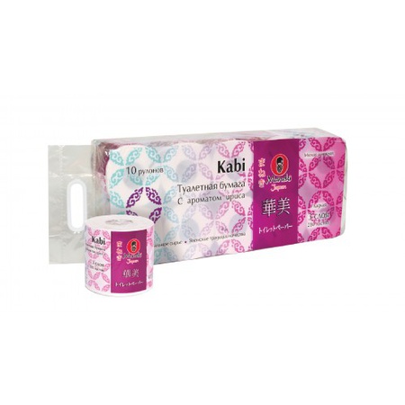 Туалетная бумага Maneki, с ароматом «Ирис»