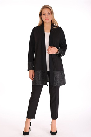 КАРДИГАН С ПИЙКАМИ С РУКАВОМ И ЮБКОЙ