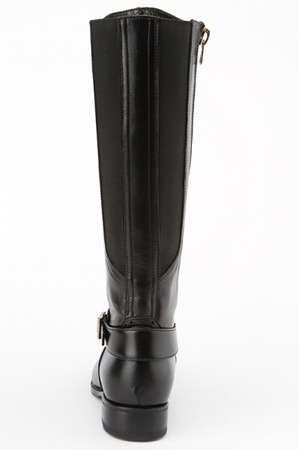 حذاء أسود بسحابين (eurozima) s089