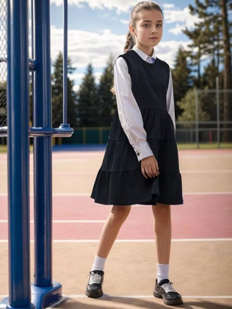 Школьный сарафан для девочек